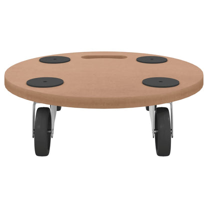 Rollbretter 6 Stk. Rund Holzwerkstoff