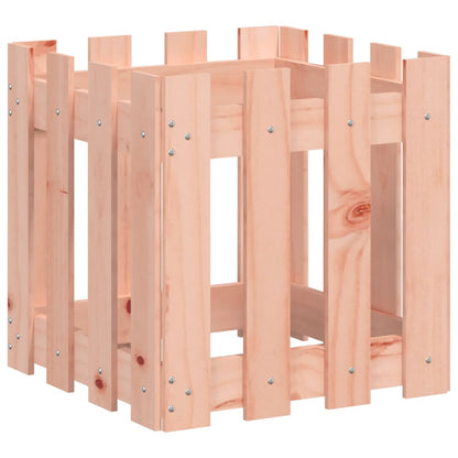 Pflanzkübel Lattenzaun-Design 40x40x40 cm Massivholz Douglasie