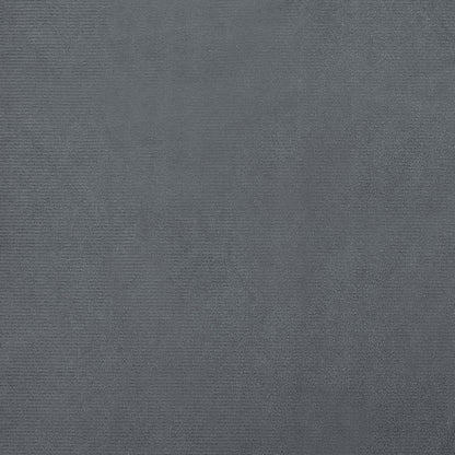 Kindersofa Dunkelgrau 50x40x26,5 cm Samt