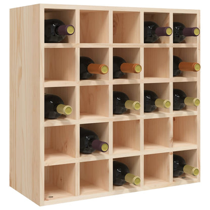 Weinschrank 56 x 25 x 56 cm Massivholz Kiefer