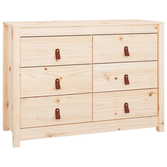 Beistellschrank 100x40x72 cm Massivholz Kiefer