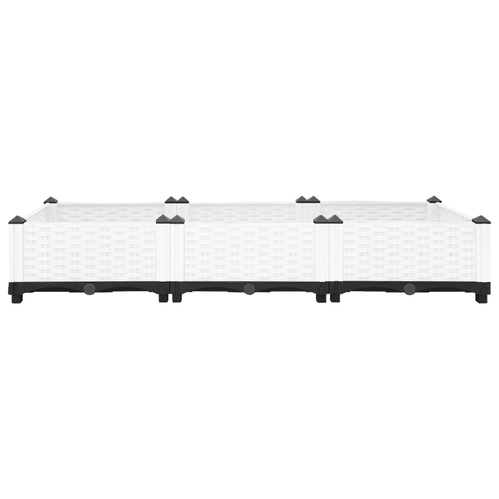 Hochbeet 120x40x23 cm Polypropylen
