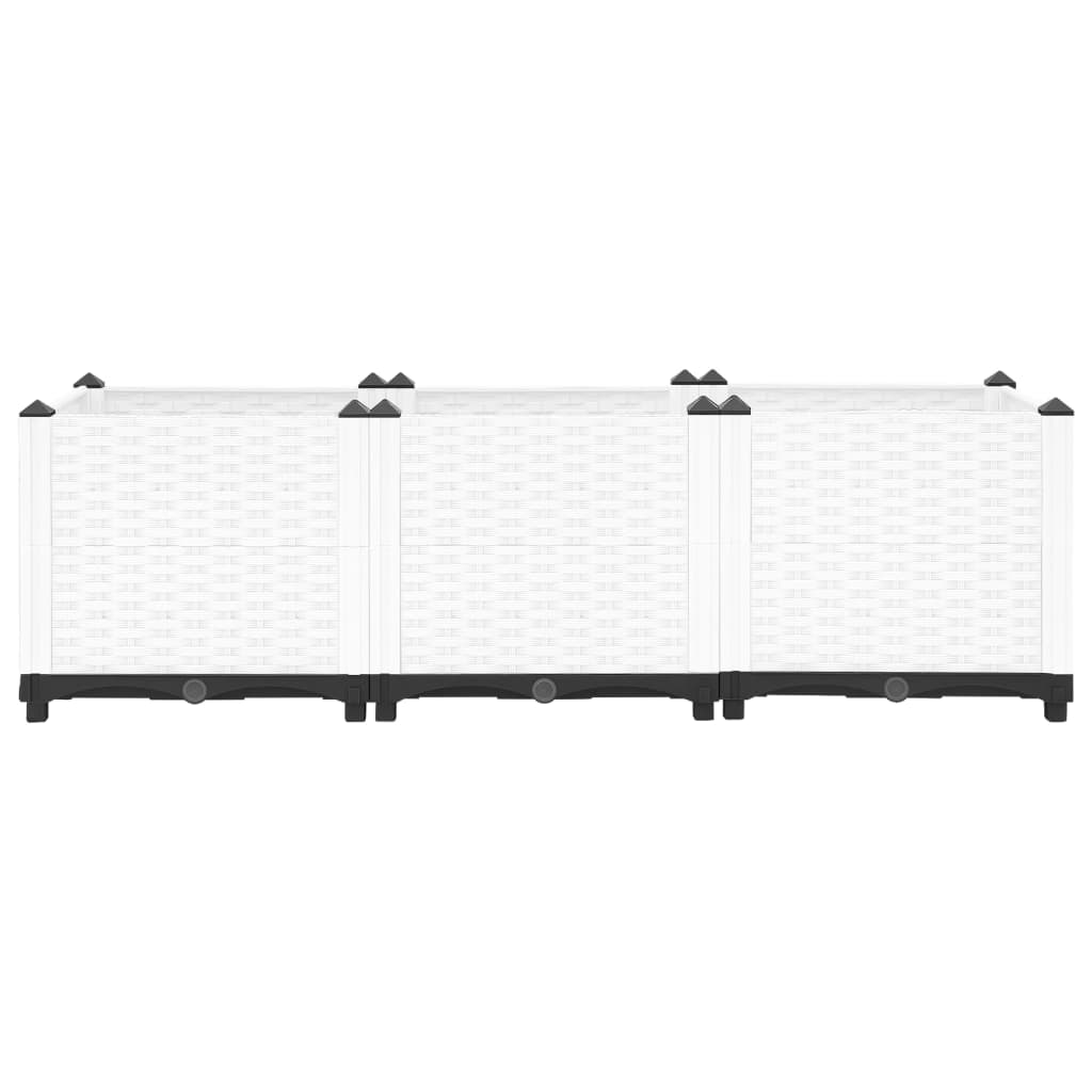 Hochbeet 120x40x38 cm Polypropylen