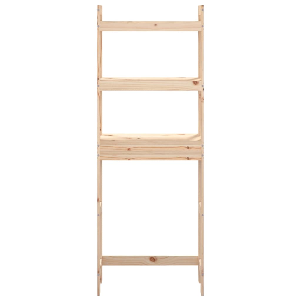 Toilettenregal 63x26x171 cm Massivholz Kiefer