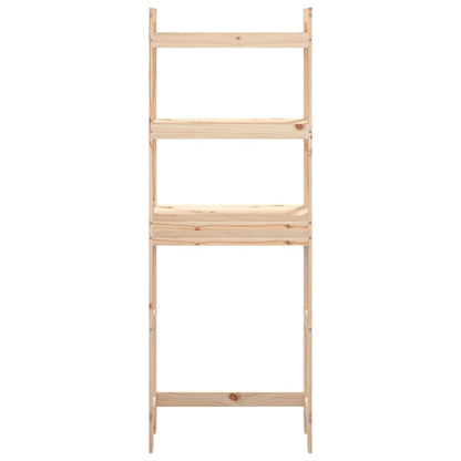 Toilettenregal 63x26x171 cm Massivholz Kiefer