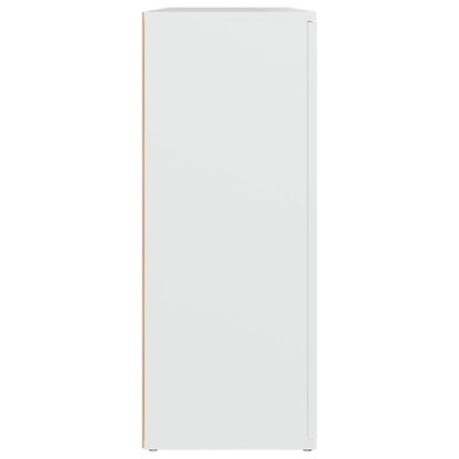 Sideboard Weiß 91x29,5x75 cm Holzwerkstoff