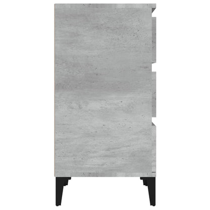 Nachttisch Betongrau 40x35x70 cm Holzwerkstoff