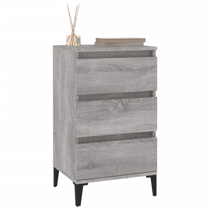 Nachttisch Grau Sonoma 40x35x70 cm Holzwerkstoff