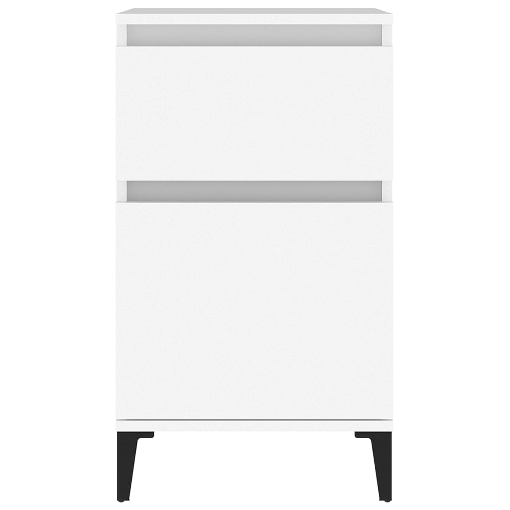 Nachttisch Weiß 40x35x70 cm