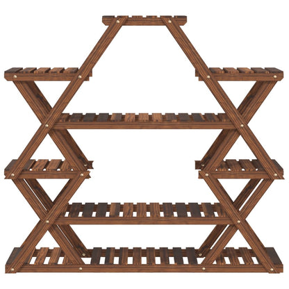 Blumenständer 110x25x105 cm Massivholz Tanne