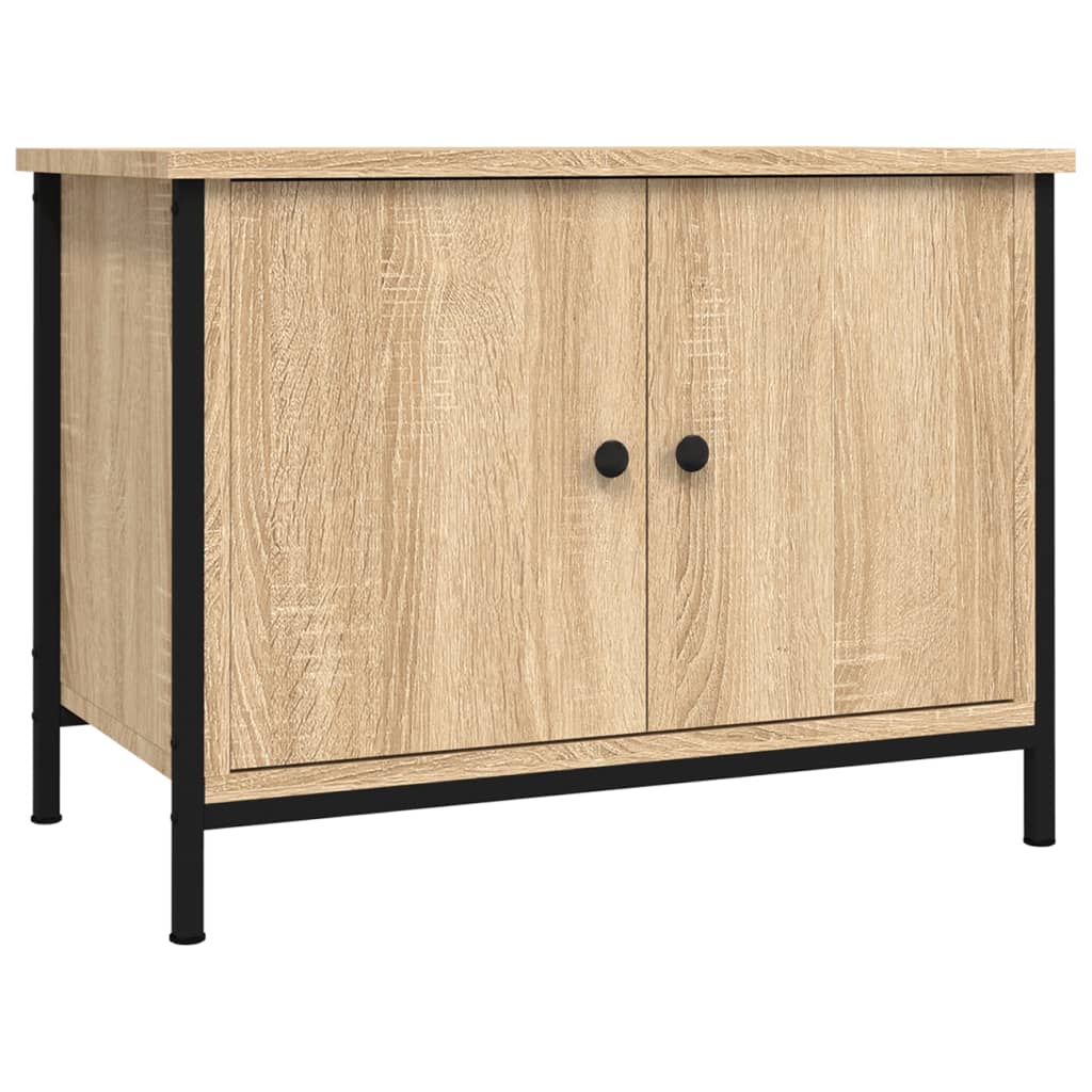 TV-Schrank mit Türen Sonoma-Eiche 60 x 35 x 45 cm Holzwerkstoff