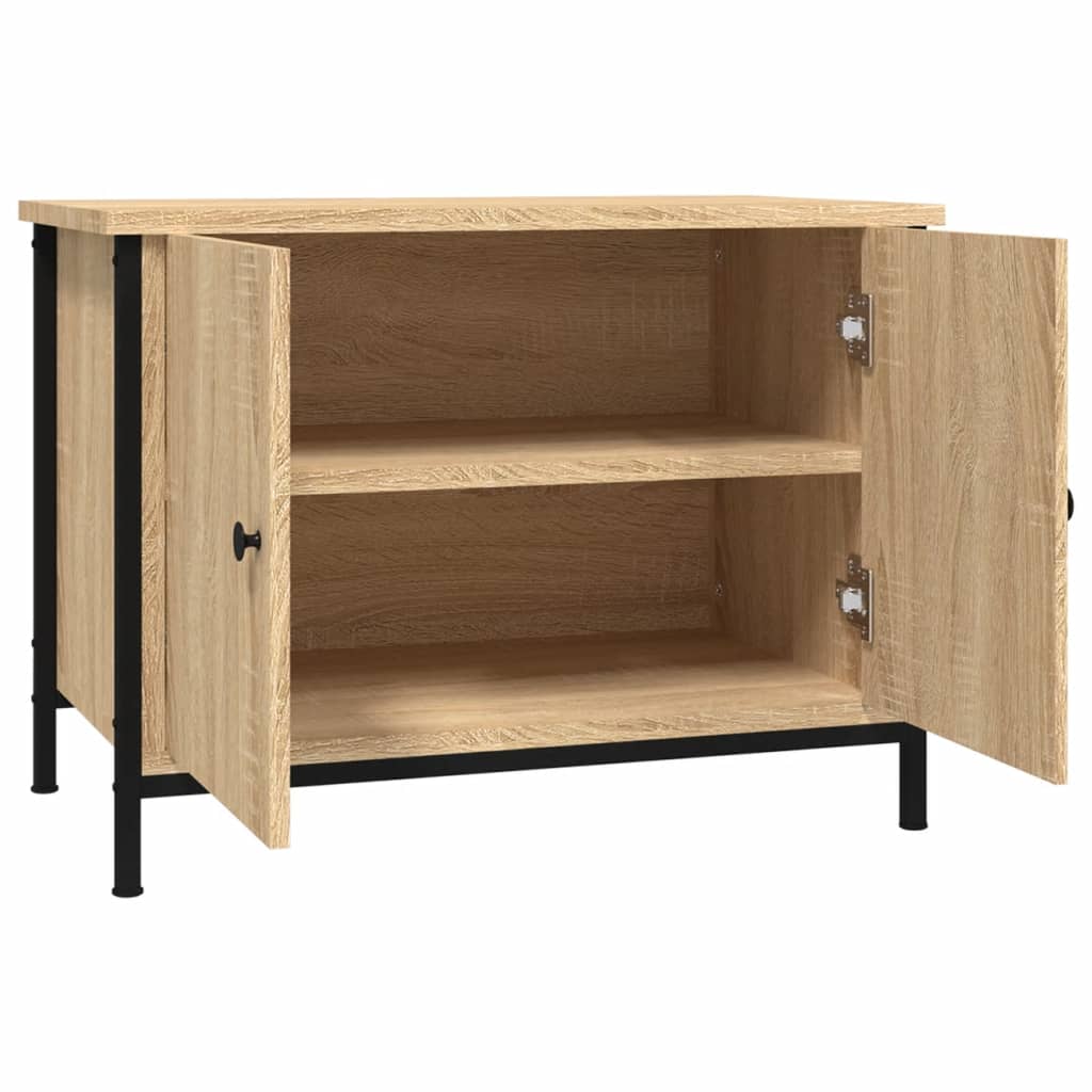 TV-Schrank mit Türen Sonoma-Eiche 60 x 35 x 45 cm Holzwerkstoff