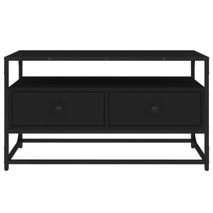 TV-Schrank Schwarz 80x35x45 cm Holzwerkstoff