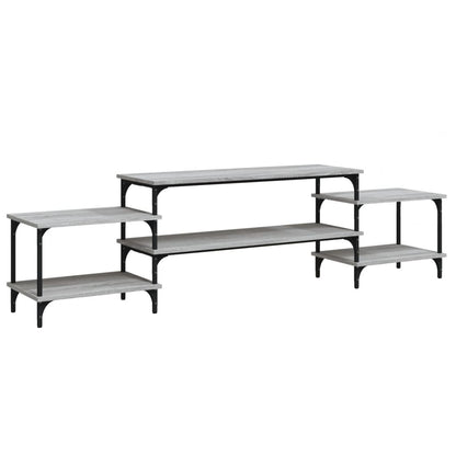 TV-Schrank Grau Sonoma 197x35x52 cm Holzwerkstoff