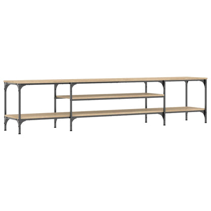 TV-Schrank Sonoma-Eiche 201x35x45 cm Holzwerkstoff & Eisen