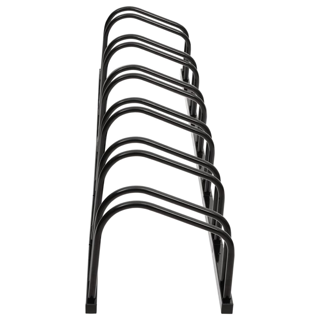 Fahrradständer für 6 Fahrräder Schwarz Stahl