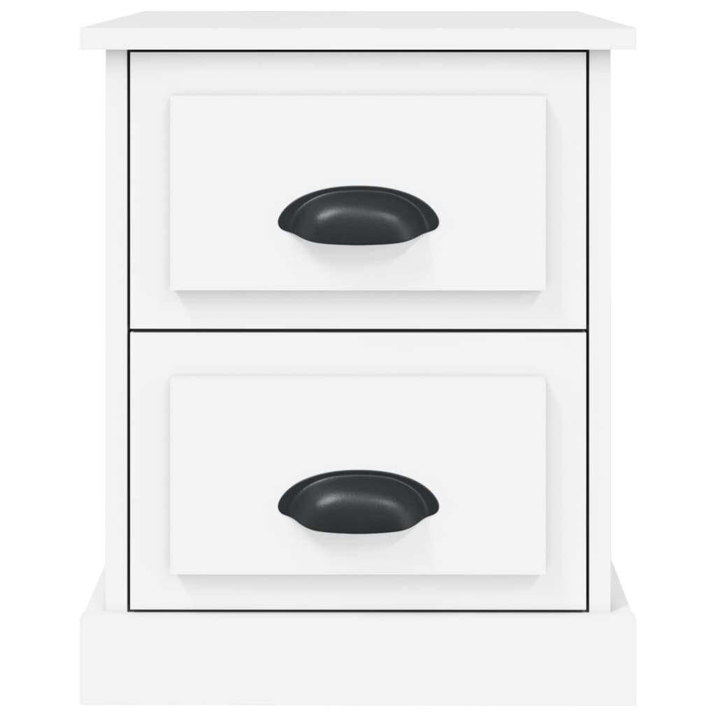 Nachttisch Weiß 39x39x47,5 cm Holzwerkstoff