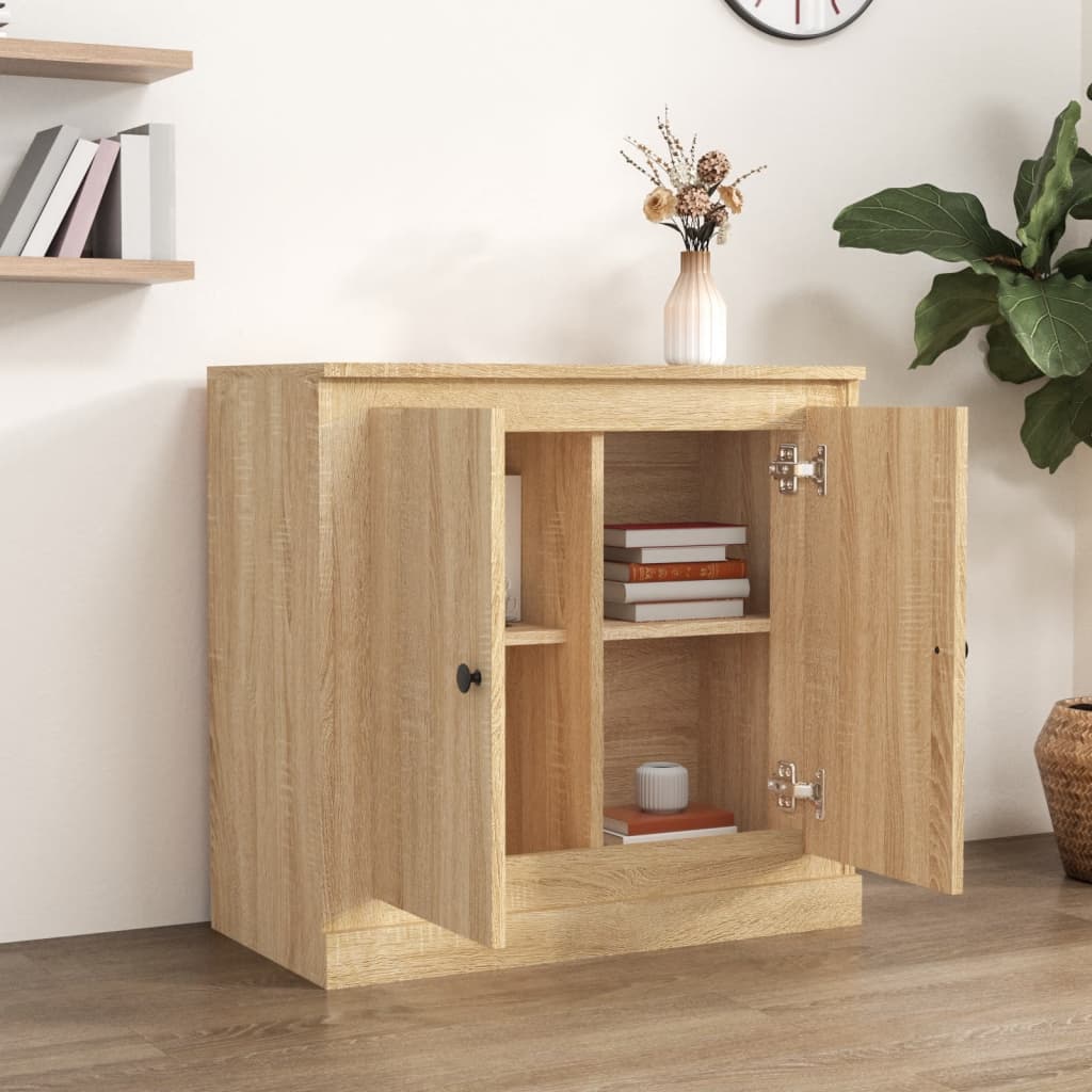 Sideboard Sonoma-Eiche 70x35,5x67,5 cm Holzwerkstoff
