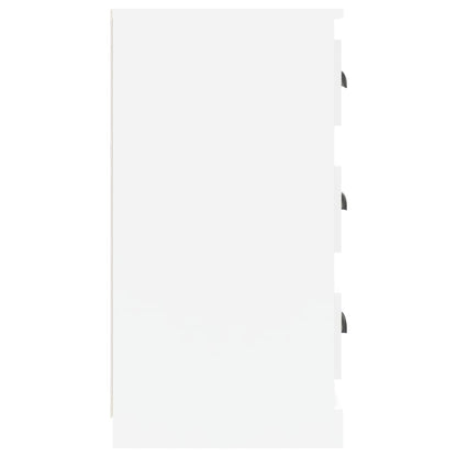 Sideboard Hochglanz-Weiß 70x35,5x67,5 cm Holzwerkstoff