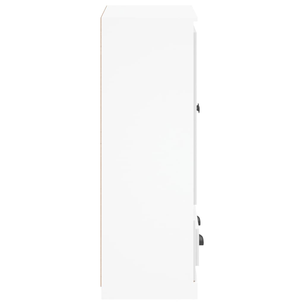 Highboard Weiß 60x35,5x103,5 cm Holzwerkstoff