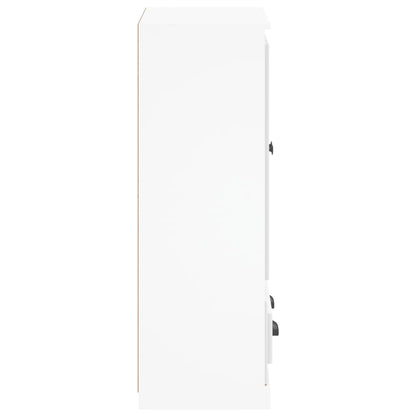 Highboard Weiß 60x35,5x103,5 cm Holzwerkstoff