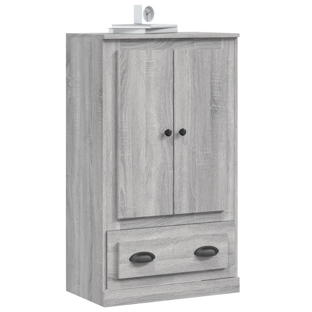Highboard Grau Sonoma 60x35,5x103,5 cm Holzwerkstoff