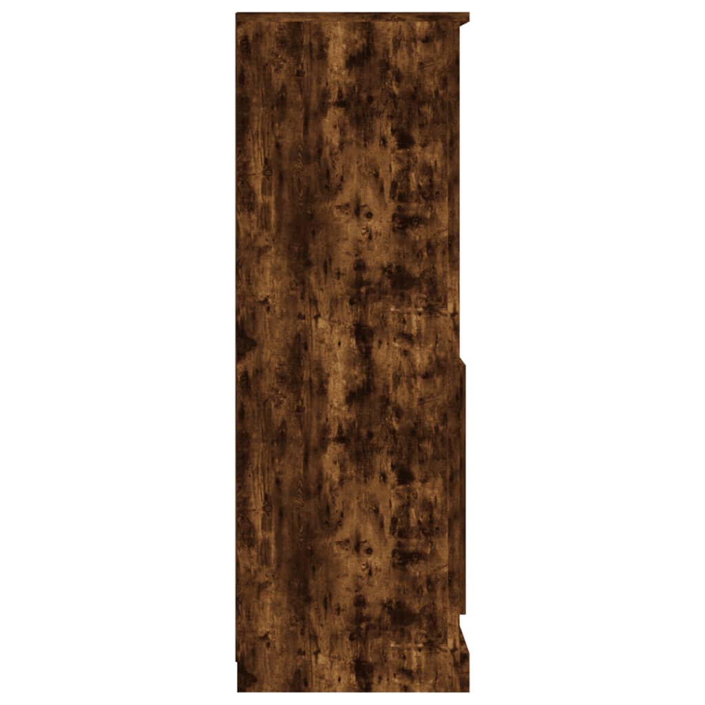 Highboard Räuchereiche 60x35,5x103,5 cm Holzwerkstoff