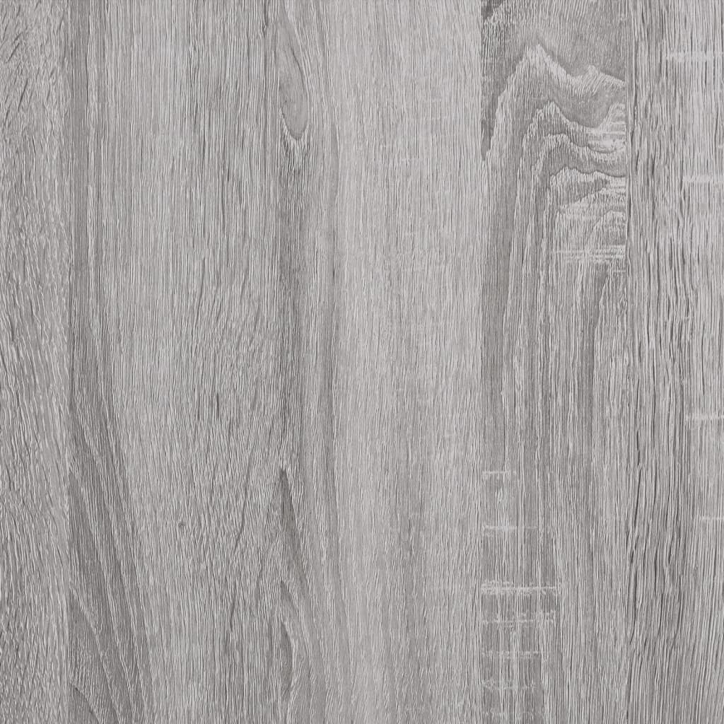 Wand-Nachttische 2 Stk. Grau Sonoma 41,5x36x28 cm