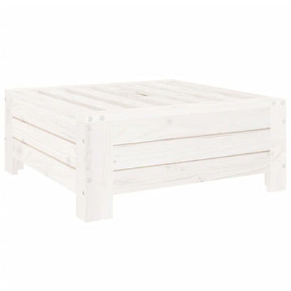 Verkleidung für Sonnenschirmständer Weiß Massivholz Kiefer