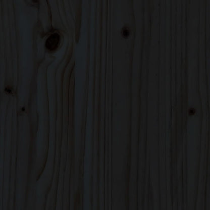 Verkleidung für Sonnenschirmständer Schwarz Massivholz Kiefer