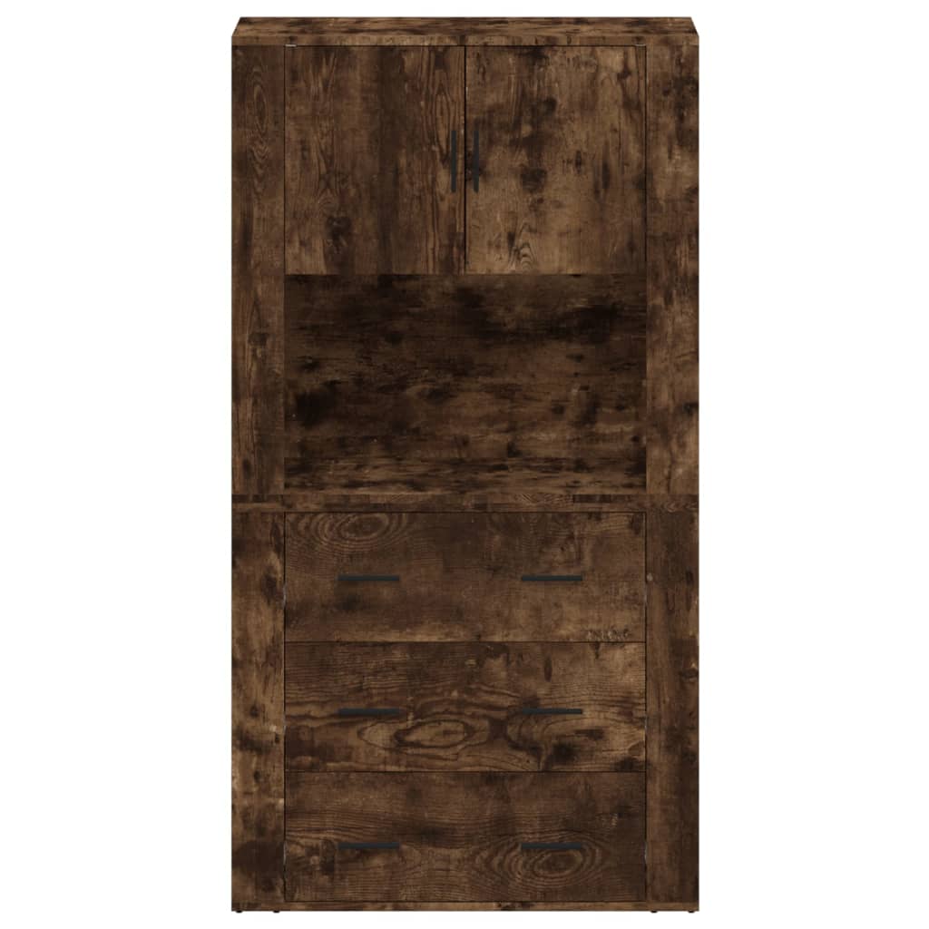 Highboard Räuchereiche Holzwerkstoff