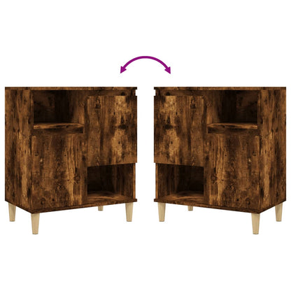 Sideboards 3 Stk. Räuchereiche 60x35x70 cm Holzwerkstoff