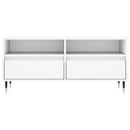TV-Schrank Weiß 100x34,5x44,5 cm Holzwerkstoff