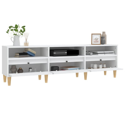 TV-Schrank Weiß 150x30x44,5 cm Holzwerkstoff