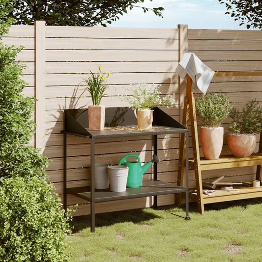 Pflanzenständer Anthrazit 100x54,5x100 cm Verzinkter Stahl