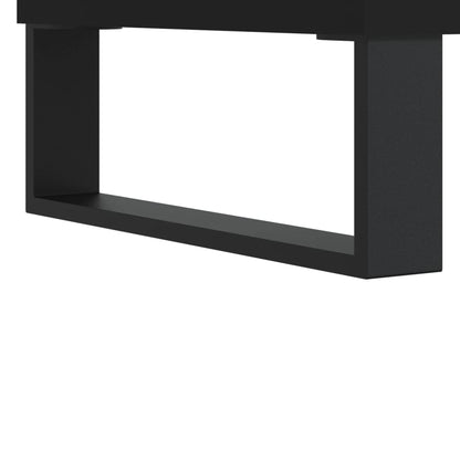 Nachttisch Schwarz 40x35x47,5 cm