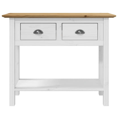 Konsolentisch BODO Braun 91x35x74 cm Massivholz Kiefer