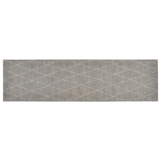 Küchenteppich Waschbar Raute 45x150 cm Samt