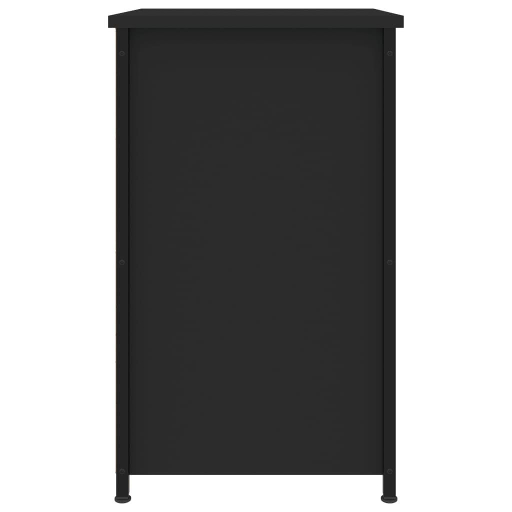 Nachttische 2 Stk. Schwarz 40x36x60 cm Holzwerkstoff