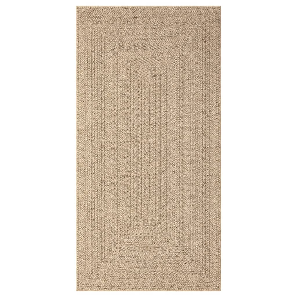 Teppich ZIZUR 80x150 cm Jute-Optik Indoor und Outdoor