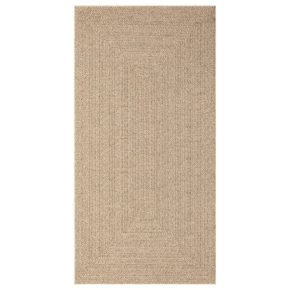 Teppich ZIZUR 80x150 cm Jute-Optik Indoor und Outdoor