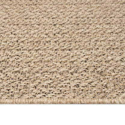 Teppich ZIZUR 80x150 cm Jute-Optik Indoor und Outdoor