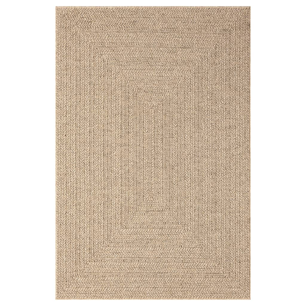Teppich ZIZUR 120x170 cm Jute-Optik Indoor und Outdoor