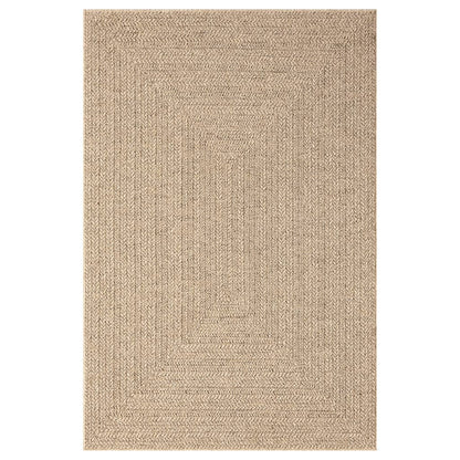 Teppich ZIZUR 120x170 cm Jute-Optik Indoor und Outdoor