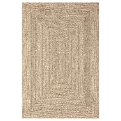 Teppich ZIZUR 140x200 cm Jute-Optik Indoor und Outdoor