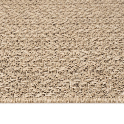 Teppich ZIZUR 140x200 cm Jute-Optik Indoor und Outdoor