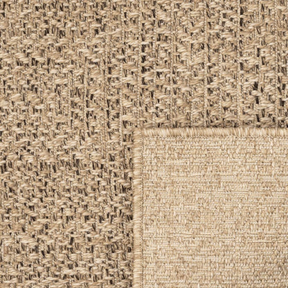 Teppich ZIZUR 140x200 cm Jute-Optik Indoor und Outdoor