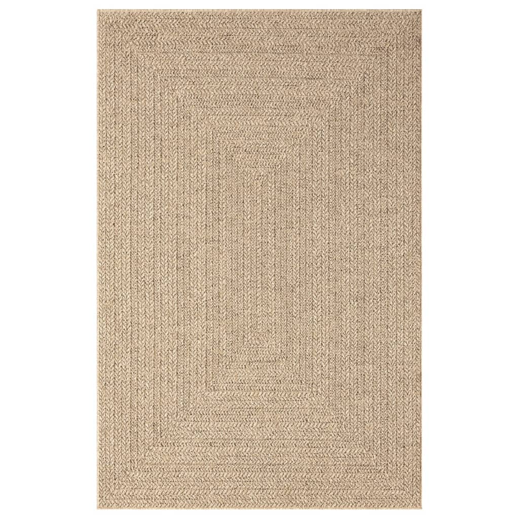Teppich ZIZUR 160x230 cm Jute-Optik Indoor und Outdoor