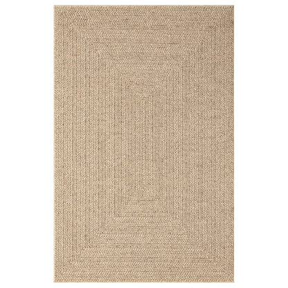Teppich ZIZUR 160x230 cm Jute-Optik Indoor und Outdoor
