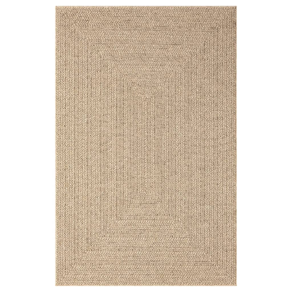 Teppich ZIZUR 200x290 cm Jute-Optik Indoor und Outdoor